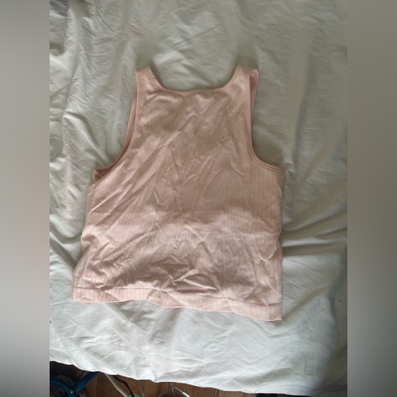Lululemon high neck cropped ebb to street tank like new - Picture 1 of 2